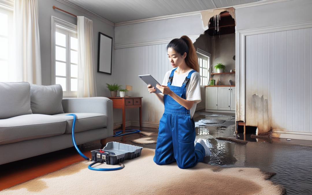 Burst Pipe Water Damage and Plumbing Leak Repair in Warner Robins, GA
